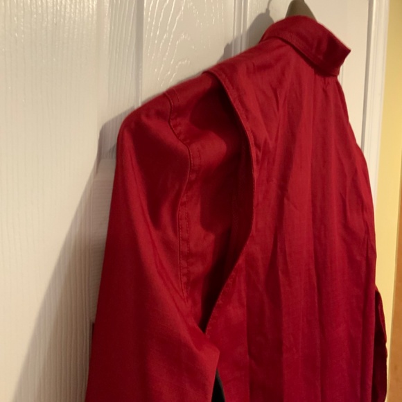 Delta Airlines Lands’ End Shirt Ramp Button Long Sleeve Size Small(6-8) - Picture 8 of 8